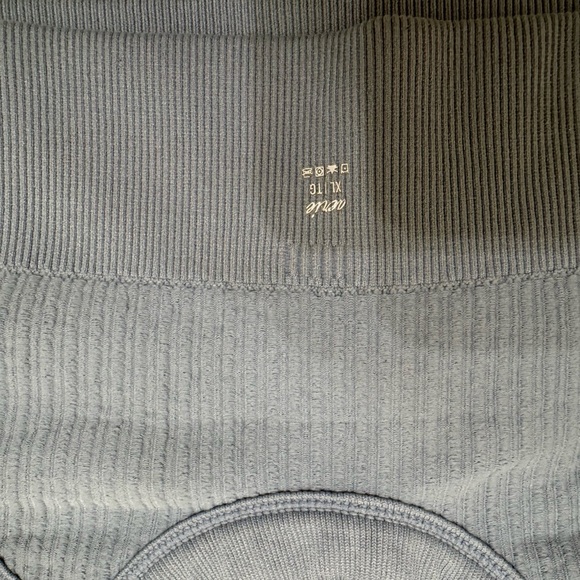 Aerie Slate Blue Ribbed Bralette - Picture 4 of 4